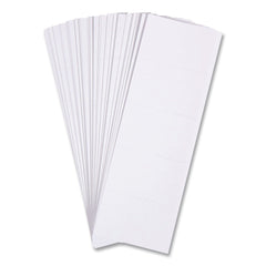 U Brands 3 in. x 1.75 in. Data Card Replacement - White (500/Pack)