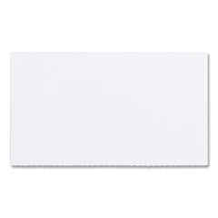 U Brands 3 in. x 1.75 in. Data Card Replacement - White (500/Pack)