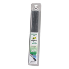 Unger ErgoTec 16 in. Wide Replacement Squeegee Blades - Black Rubber (12/Pack)