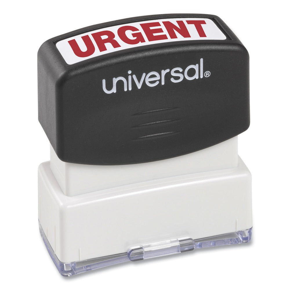 Universal Pre-Inked One-Color URGENT Message Stamp - Red