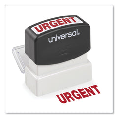 Universal Pre-Inked One-Color URGENT Message Stamp - Red