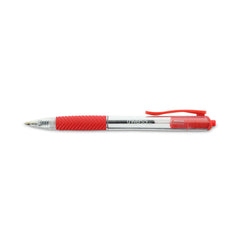 Universal 1 mm Comfort Grip Retractable Ballpoint Pen - Medium, Red (1 Dozen)