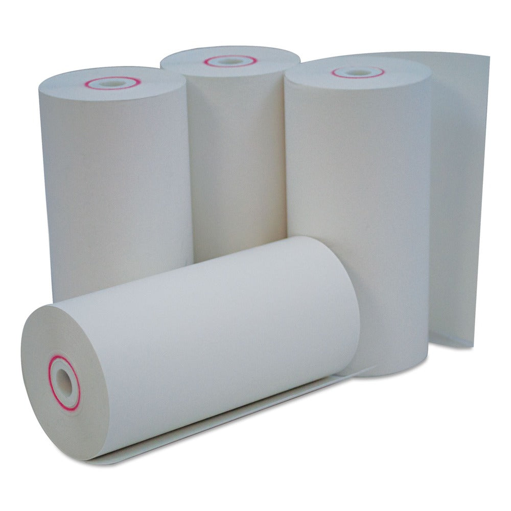Universal 4.38 in. x 127 ft. 0.38 in. Core Direct Thermal Print Paper Rolls - White (50/Carton)