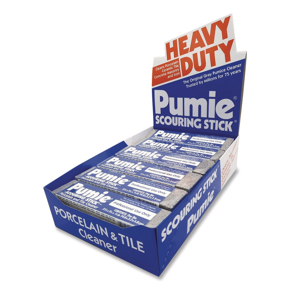 Pumie 6.75 in. x 1.25 in. Scouring Stick - Gray (1 Dozen)
