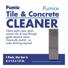 Pumie Tile and Concrete Cleaner 6 x 1.5 Gray (12/Carton)