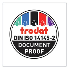 Trodat 1.63 in. x 2.5 in. Printy Replacement Pad for Trodat Self-Inking Stamps - Black