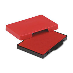 Trodat T5460 1.38 in. x 2.38 in. Professional Replacement Ink Pad for Trodat Custom Self-Inking Stamps - Red