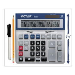 Victor 16-Digit LCD Large Desktop Calculator