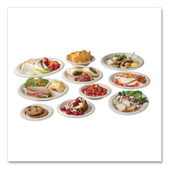 Vegware 6 in. Diameter Nourish Molded Compostable Fiber Plate Tableware - White (1000/Carton)