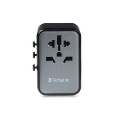 Verbatim UTA-08 3-USB-A/3-USB-C Universal Travel Adapter