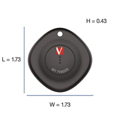 Verbatim My Finder Bluetooth Tracker - Black/White/Purple (3/Pack)