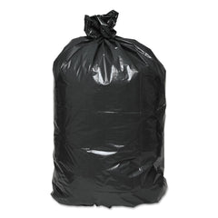 Classic 56 Gallon 0.9 mil 43 in. x 47 in. Linear Low-Density Can Liners - Black (100/Carton)
