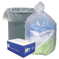 Ultra Plus 33 in. x 40 in. 33-Gallon 11 mic. Can Liners - Natural (500/Carton)