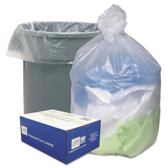 Ultra Plus 60 Gallon 14 microns 38 in. x 60 in. Can Liners - Natural (200/Carton)