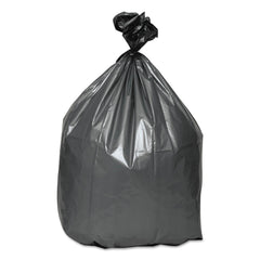 Platinum Plus 33 Gallon 1.35 mil 33 in. x 40 in. Can Liners - Gray (50/Carton)