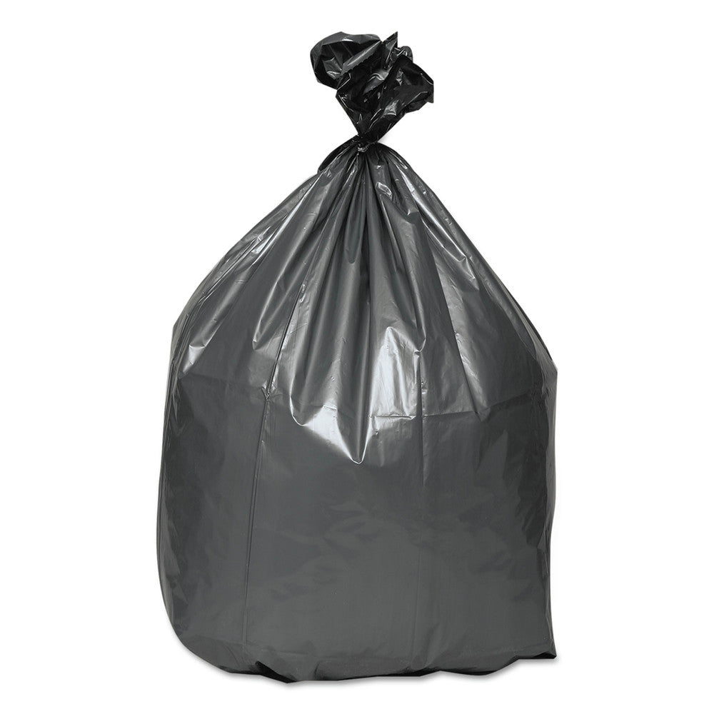 Platinum Plus 30 in. x 36 in. 30-Gallon 1.35 mil. Can Liners - Gray (100/Carton)