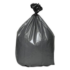 Platinum Plus 39 in. x 56 in. 60-Gallon 1.55 mil. Can Liners - Gray (50/Carton)