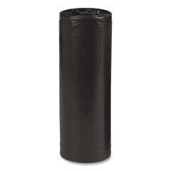 Earthsense Commercial 24 in. x 23 in. 10-Gallon 0.85 mil. Linear Low Density Recycled Can Liners - Black (500/Carton)