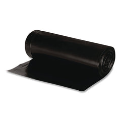 Earthsense Commercial 24 in. x 23 in. 10-Gallon 0.85 mil. Linear Low Density Recycled Can Liners - Black (500/Carton)