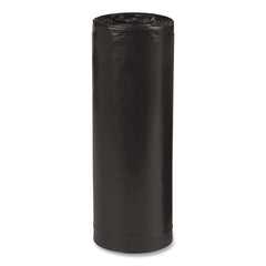 Earthsense Commercial 33 in. x 39 in. 33-Gallon 1.25 mil. Linear Low Density Recycled Can Liners - Black (100/Carton)