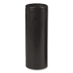 Earthsense Commercial 33 in. x 39 in. 33-Gallon 1.65 mil. Linear Low Density Recycled Can Liners - Black (100/Carton)
