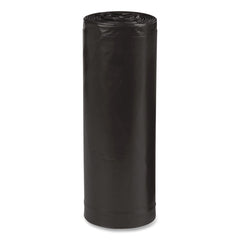 Earthsense Commercial 40 in. x 46 in. 45-Gallon 2 mil. Linear Low Density Recycled Can Liners - Black (100/Carton)