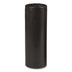 Earthsense Commercial 38 in. x 58 in. 2 mil 60 Gallon Linear Low Density Recycled Can Liners - Black (100/Carton)