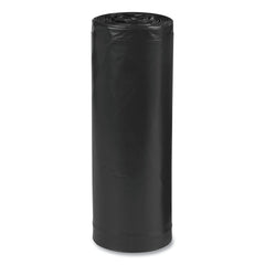 Earthsense Commercial 38 in. x 58 in. 1.25 mil 60 Gallon Linear Low Density Recycled Can Liners - Black (100/Carton)