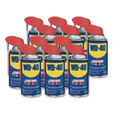 WD-40 8 oz. Aerosol Can Smart Straw Spray Lubricant (12/Carton)