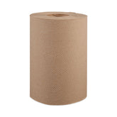 Windsoft WIN108 8 in. x 350 ft. 1-Ply Hardwound Roll Towels - Natural (12 Rolls/Carton)