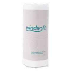 Windsoft 122085CTB 11 in. x 8.5 in. 2-Ply Kitchen Roll Towels - White (30 Rolls/Carton)