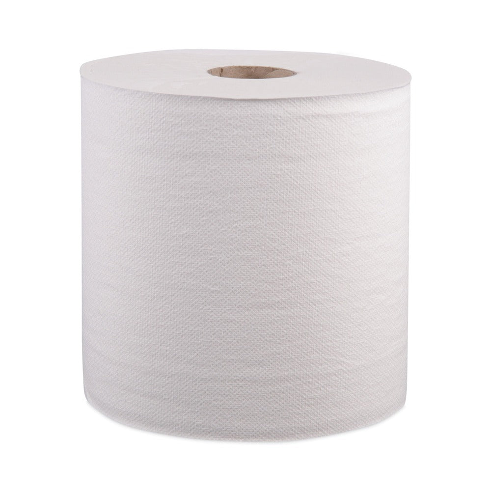 Windsoft WIN12906 8 in. x 800 ft. Hardwound Roll Towels - White (6 Rolls/Carton)