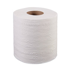 Windsoft WIN2240B 2-Ply Septic Safe Individually Wrapped Rolls Bath Tissue - White (96 Rolls/Carton)