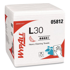 WypAll L30 Quarter Fold 12.5 in. x 12 in. Towels (90/Polypack, 12 Polypacks/Carton)