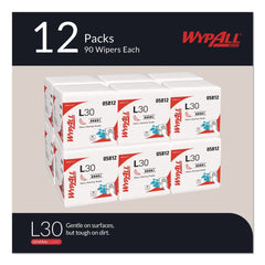WypAll L30 Quarter Fold 12.5 in. x 12 in. Towels (90/Polypack, 12 Polypacks/Carton)
