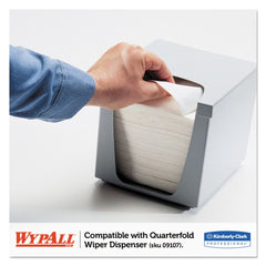WypAll X70 1/4 Fold 12.5 in. x 23.5 in. Foodservice Towels - Unscented, Blue (300/Carton)