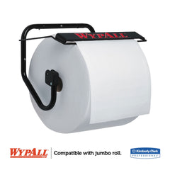 WypAll 16.8 in. x 8.8 in. x 10.8 in. Jumbo Roll Dispenser - Black