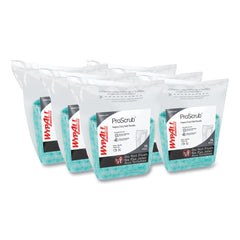 WypAll Power Clean ProScrub 12 in. x 9.5 in. Pre-Saturated Wipes - Citrus Scent, Green (75/Pack, 6 Packs/Carton)