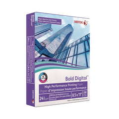 Xerox 98 Bright 24 lbs. Bond Weight 8.5 in. x 11 in. Bold Digital Printing Paper - White (500-Sheets/Ream)