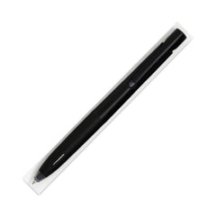 Zebra 0.7 mm Retractable Fine bLen Gel Pen - Black Ink, Black Barrel (12/Pack)