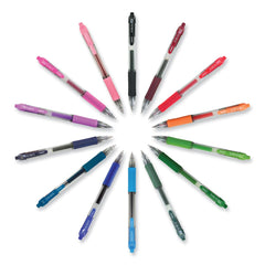 Zebra 0.7 mm Sarasa Dry Gel X20 Gel Pen - Medium/Assorted Ink and Barrel Colors (14/Set)