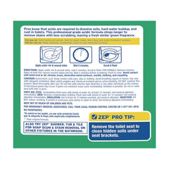 Zep Commercial ZUATBC32 32 oz. Bottle Acidic Toilet Bowl Cleaner - Mint (12/Carton)