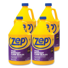 Zep Commercial 1-Gallon Stain Resistant Floor Sealer - Unscented (4/Carton)