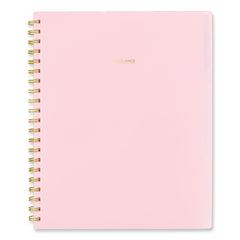 AT-A-GLANCE 13-Month: Jan 2026 to Jan 2027 11 in. x 9.38 in. Harmony Weekly/Monthly Poly Planner - Pink Cover