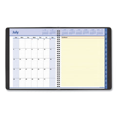 AT-A-GLANCE 12-Month: Jul 2025 to Jun 2026 10 in. x 8 in. QuickNotes Weekly/Monthly Planner - Black Cover