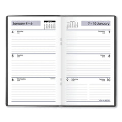 AT-A-GLANCE 12 Month: Jan 2026 to Dec 2026 6 in. x 3.5 in. DayMinder Weekly Pocket Planner - Black Cover
