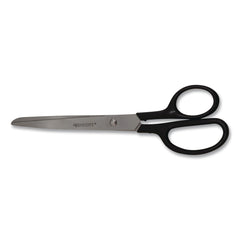 Westcott 8 in. Long 3.13 in. Cut Length Straight Black Handle Design Line Straight Stainless Steel Scissors