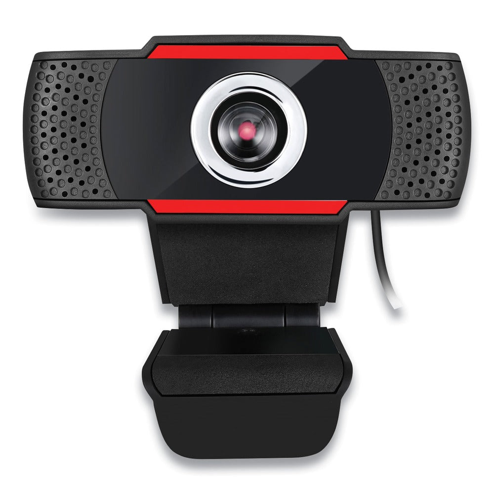 Adesso CyberTrack H3 1.3 Mpixels 1280 pixels x 720 pixels 720P HD USB Webcam with Microphone - Black