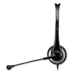 Adesso Xtream P2 Binaural Over The Head Headset with Microphone - Black