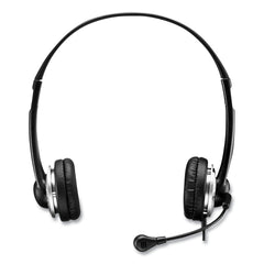 Adesso Xtream P2 Binaural Over The Head Headset with Microphone - Black